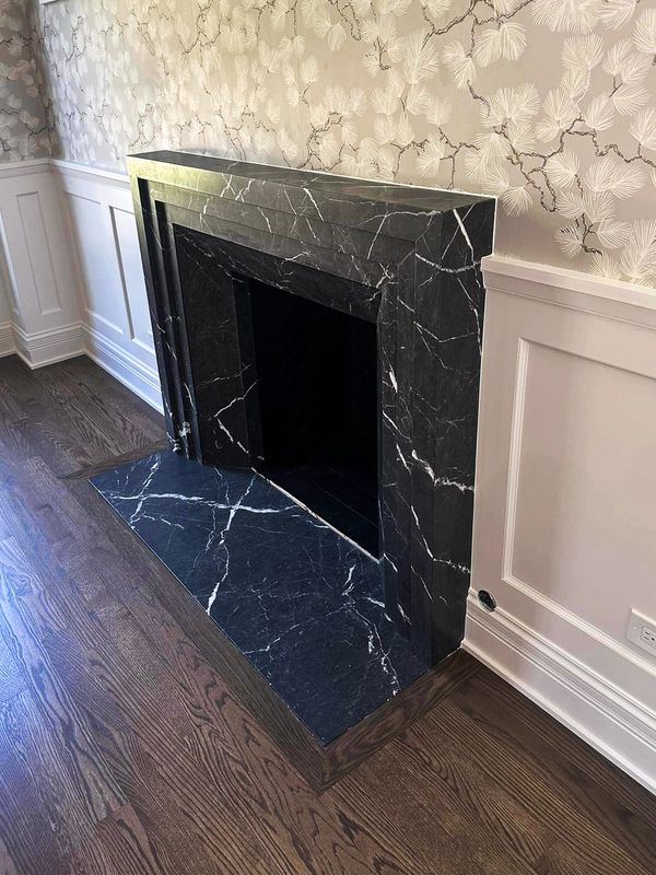 Fireplace Quartzite Stone Fabrication & Installation